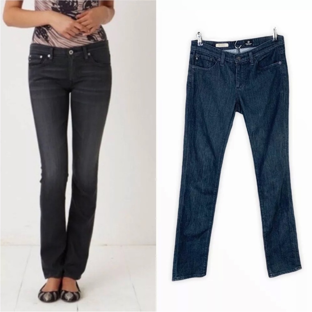 Ag Adriano goldschmied Stevie slim straight size 27 regular Charcoal Gray
